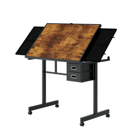 1000 pieces Jigsaw Puzzle metal Table board for adults gift with 4 trays and 2 Drawers