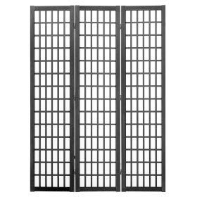 Room Divider, 3 Panel Japanese Room Divider, Wood Folding Privacy Screen Indoor, Japanese Partition Dividers Portable Decoration Screens